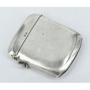 Birmingham 1920 Sterling Silver Vesta Case, Plain Design - Smoking ...