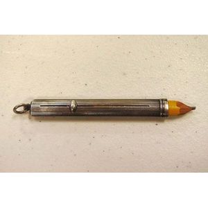 S. Mordan sterling silver retractable pencil hallmarked Chester,…