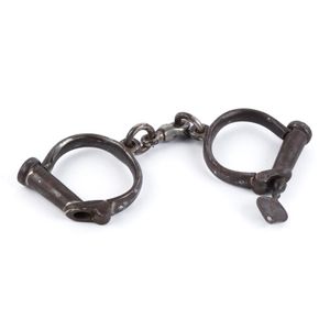 Convict handcuffs and manacles, Australian Colonial, Port Arthur ...