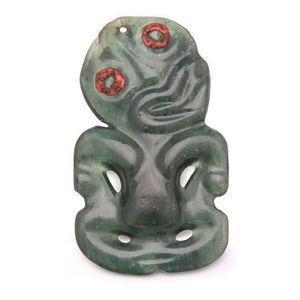 pre-European and later Maori tiki made from greenstone / pounamu ...