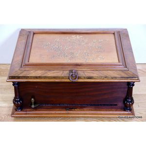 A Symphonion Schutz-Marke disc music box with six discs, circa…