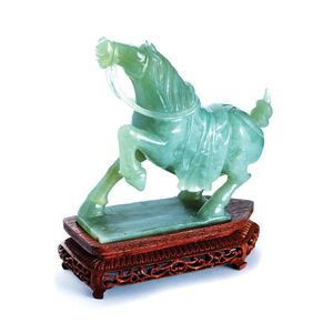 Carved Chinese jade horse - price guide and values