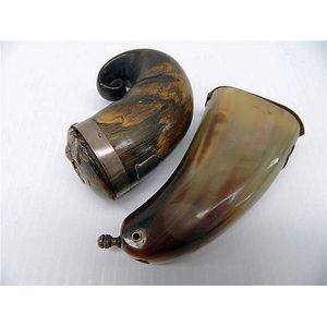 Two early 19th century Scottish snuff Mulls with electroplated…