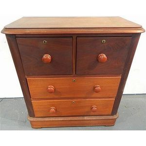 Edwardian Mahogany Chest of Drawers - Chests of Drawers - Furniture