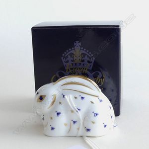 Baby Rabbit Paperweight by Royal Crown Derby - Royal Crown Derby - Ceramics