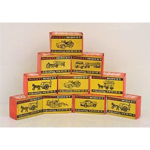 10 Benbros Mighty Midget models, including no.2; 5; 6; 6; 6; 8;…