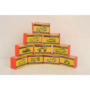 10 Benbros Mighty Midget models, including no.33; 36; 37; 38;…