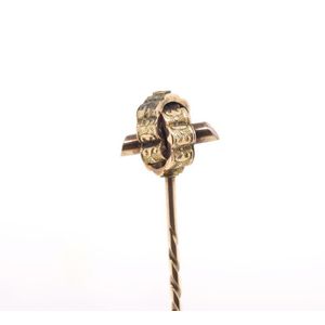 Victorian 15ct Gold & Ruby Tie Pin (108SS)