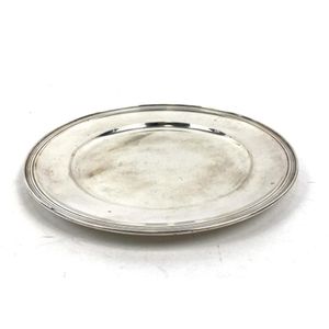A silver (826) circular salver, Dansk Forsølvningsanstalt…