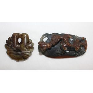 Chinese Jade Pendants - 8cm Length - Jade - Oriental