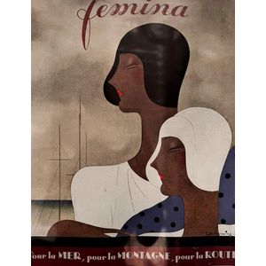 Henry Weclawowicz, Femina, France, original colour lithograph…