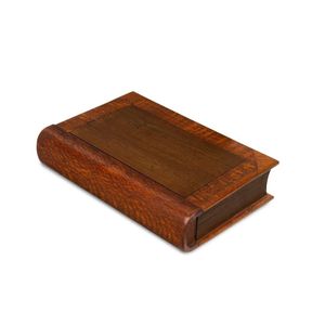 An Australian book box, silky oak, Queensland walnut and pine,…
