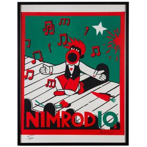Martin Sharp (1942-2013), Nimrod 10, screenprint, 1980,…