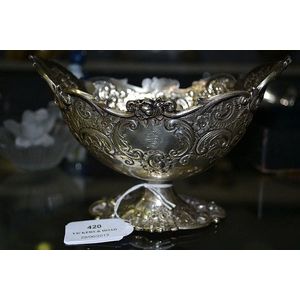 Scottish silver sweet dish, antique - Bowls, Comports and Dishes