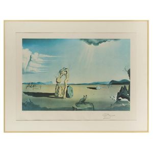 Salvador Dali (1904-1989), (surrealist landscape with fox),…