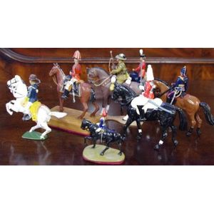 Metal Horseback Soldiers: Global Collection - Militaria - Toys & Models