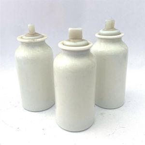 Three Victorian milk glass lidded apothecary bottles, c.1880,…