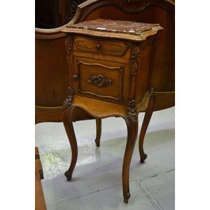 Antique French Louis XV style nightstand - Bedside Cabinets - Furniture