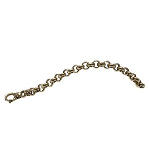 A classic large belcher hollow link bracelet with a large bolt…