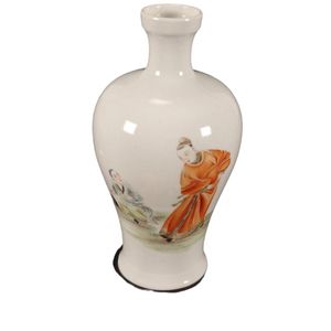 Good boxed Chinese porcelain 'Scholar' vase and stand, of&hellip;