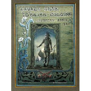 Melbourne Savage Club, Hugh Paterson, watercolour poster.…