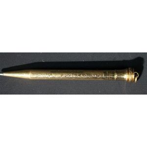 A 14ct solid gold retractable pencil by Wahl Eversharp