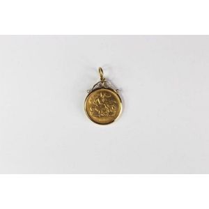 Victorian Half Sovereign Pendant, 1901 - Pendants/Lockets - Jewellery