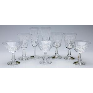 A mixed suite of Waterford Crystal drinks wares including:…