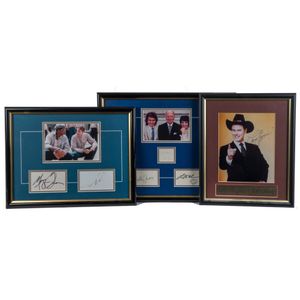 Film star signatures: comprising 'Arthur' (1981) window mounted…