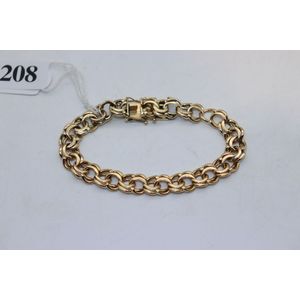 Antique and later gold link bracelets of various types - price