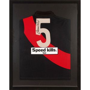 James Hird (Essendon), display comprising signed Essendon…