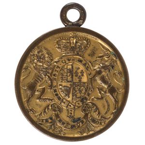 General Post Office engraved brass fob / medallion with 'No.35…