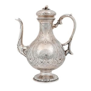 Henry Steiner impressive Australian silver coffee pot, Adelaide,…
