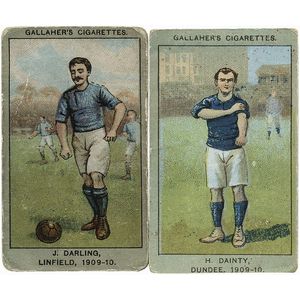 Cigarette & Trade Cards: 1906-53 football cards, noted 1910…
