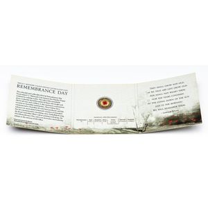 A colour printed $2 'C' Mintmark uncirculated Remembrance day…