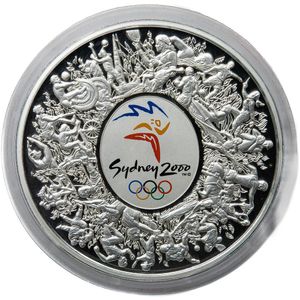 The Perth mint Sydney Olympics 2000 1kg silver (999) $30 coin