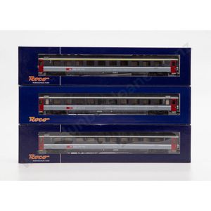 Roco 64366-64368 (3) 64366-64367 Eurocity 2nd Class passenger…
