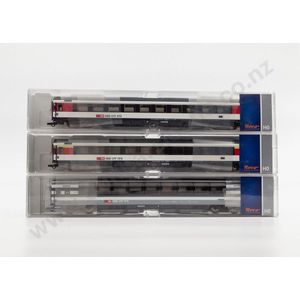 Roco 64398-64400 (3) 64398 1st Class Panorama wagon, Sbb, 64399…