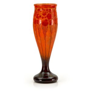 A Le Verre Francais 'Cardamine' vase, French, circa 1925, the&hellip;