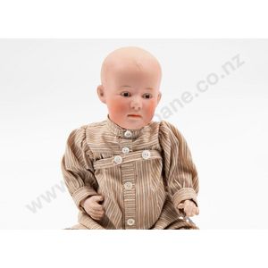 'Mark' Gebruder Heubach bisque character baby doll all painted…