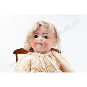 'Lloma' Heubach Koppelsdorf bisque character baby doll blue…