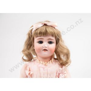'Caroline' Simon & Halbig bisque doll blue sleeping eyes,…