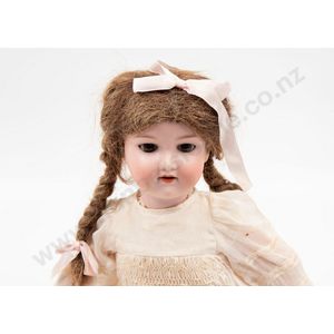 'Alexandra' Armand Marseille bisque doll brown sleeping eyes,…