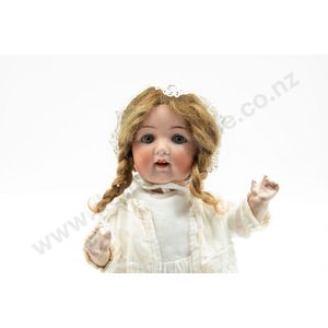 Armand Marseille bisque character baby doll blue sleeping eyes…