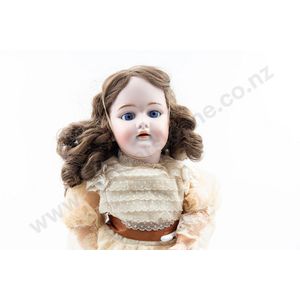 'Antonia' Heinrich Handwerck bisque doll blue stationary eyes,…