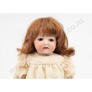 Yamato bisque character toddler doll together with Enico…