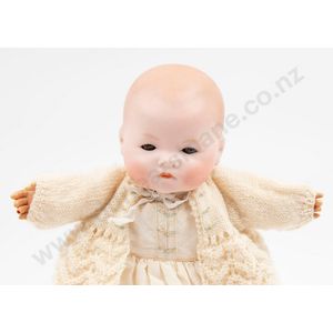Armand Marseille bisque socket head dream baby doll blue…