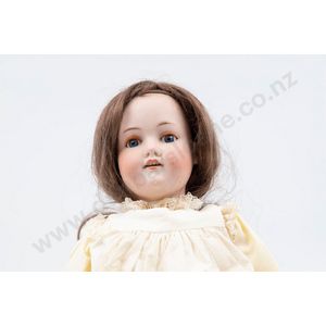 Armand Marseille bisque doll blue sleeping eyes with lashes,…