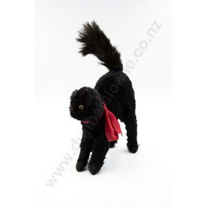 C1950 vintage Steiff black cat 'Black Tom Cat' all straw filled…