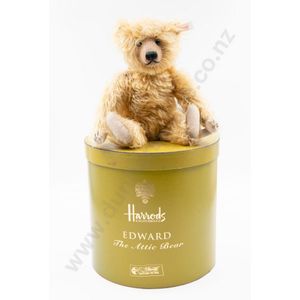 Steiff for Harrods Edward the Attic bear blondie mohair plush…